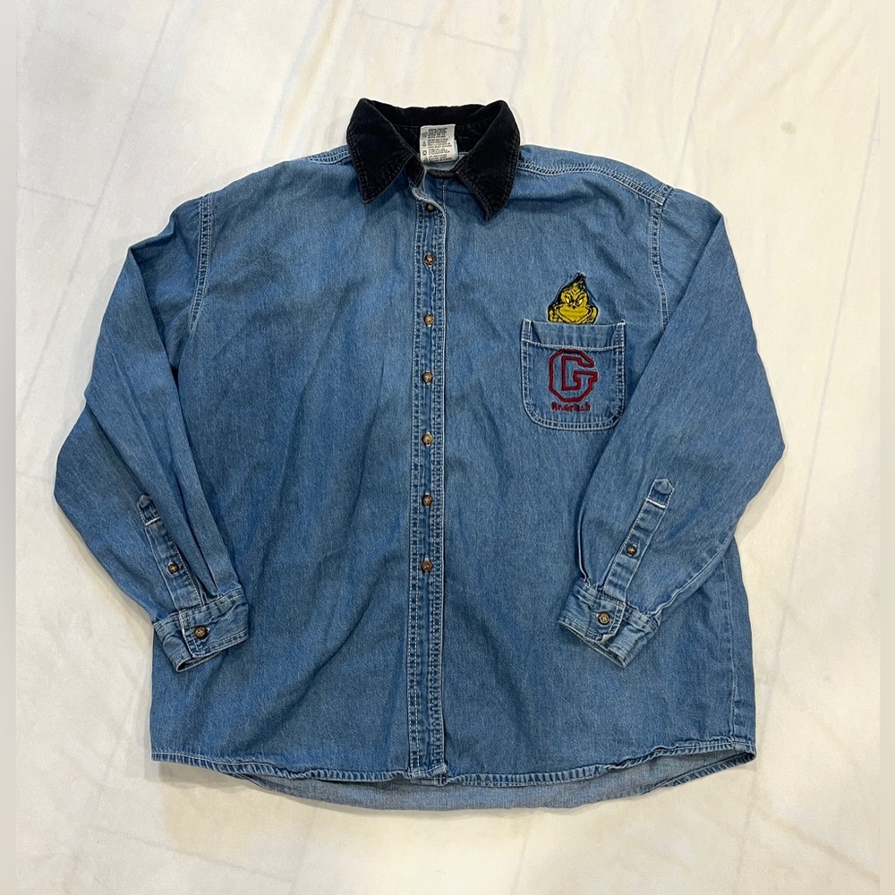 Dr seuss jean jacket L